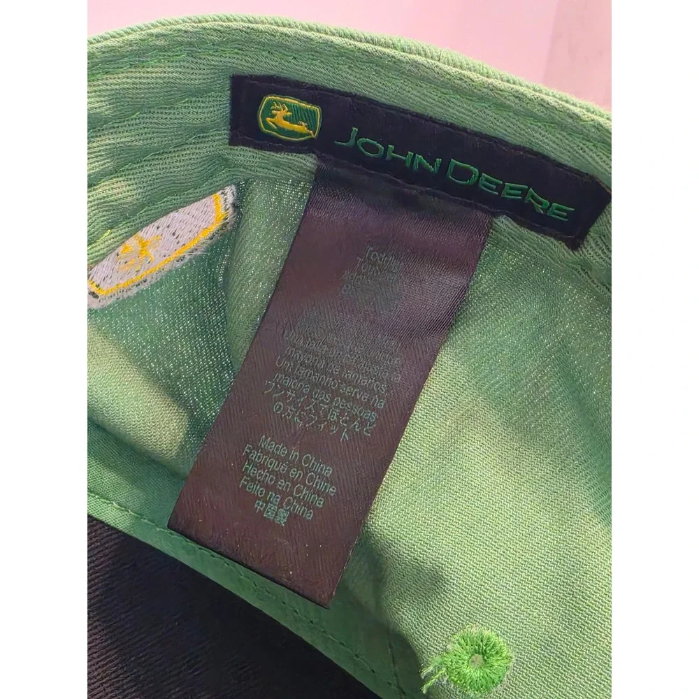 John Deere SN Partners Sydenstricker Nobbe Toddler Snapback Hat Green Black Cap